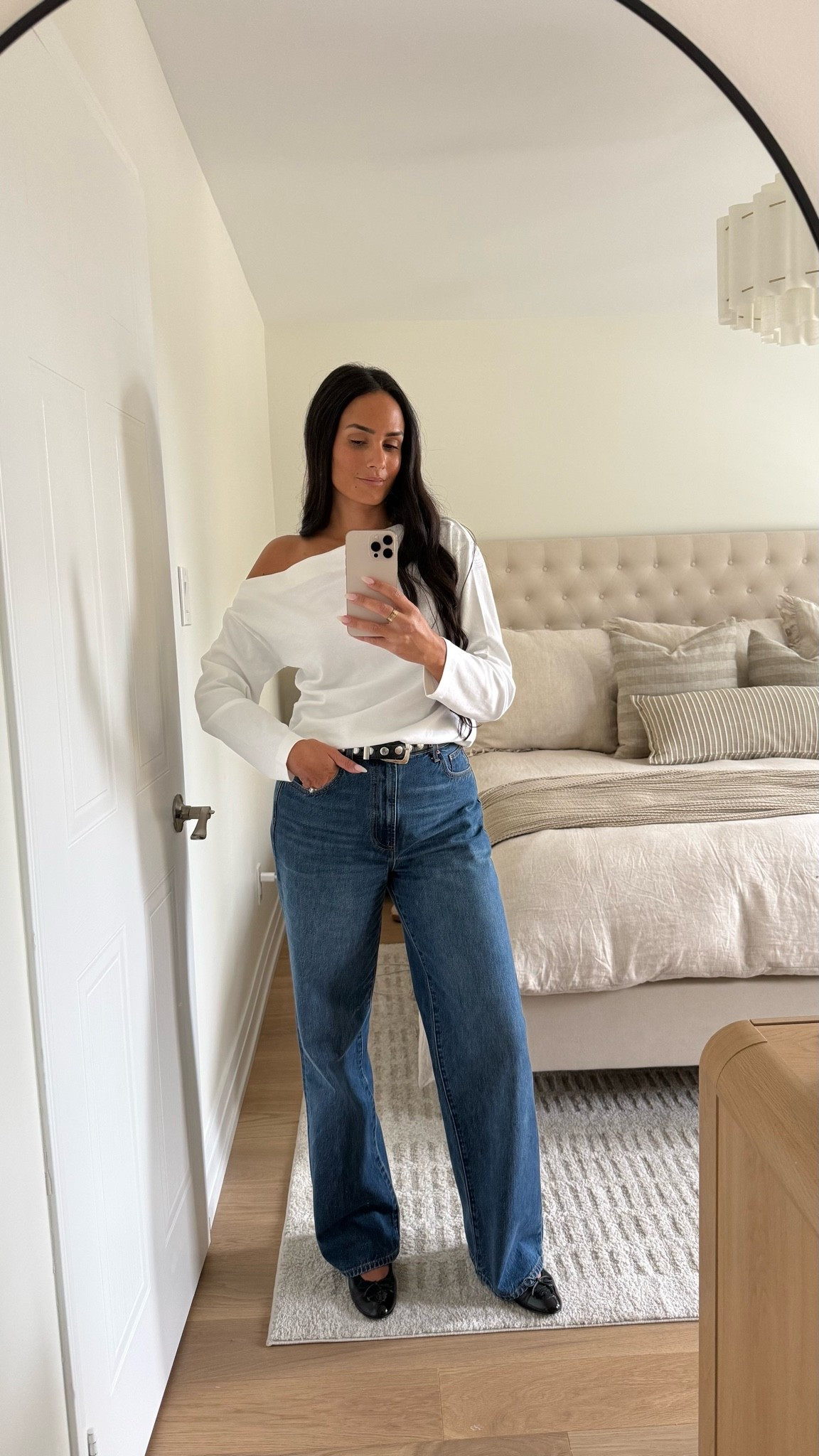 Fool proof outfit!! Medium top and size 29 long jeans (I sized up one)

#LTKcanada #LTKfall