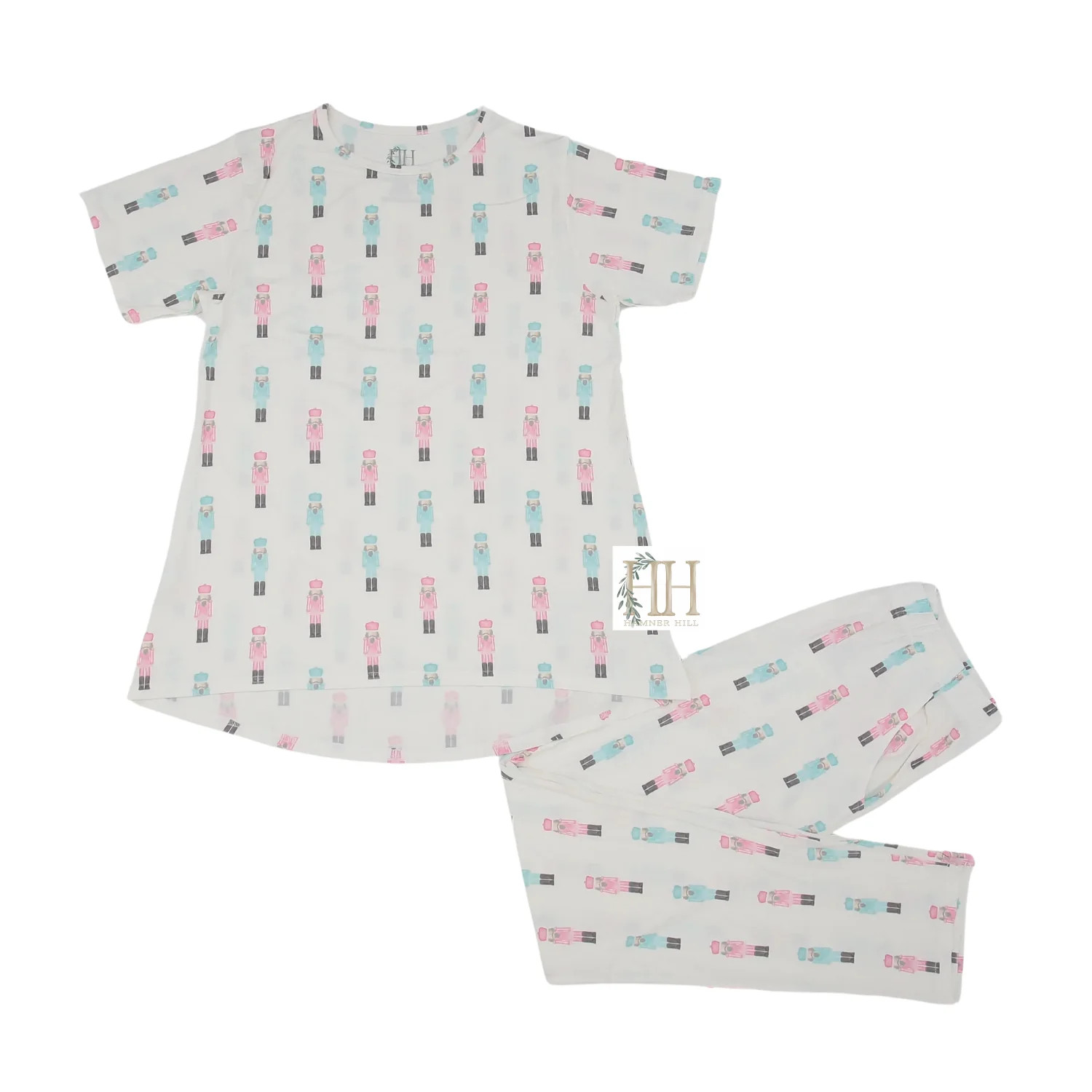 Pink & Teal Nutcracker Women’s Loungewear Set | Hamner Hill