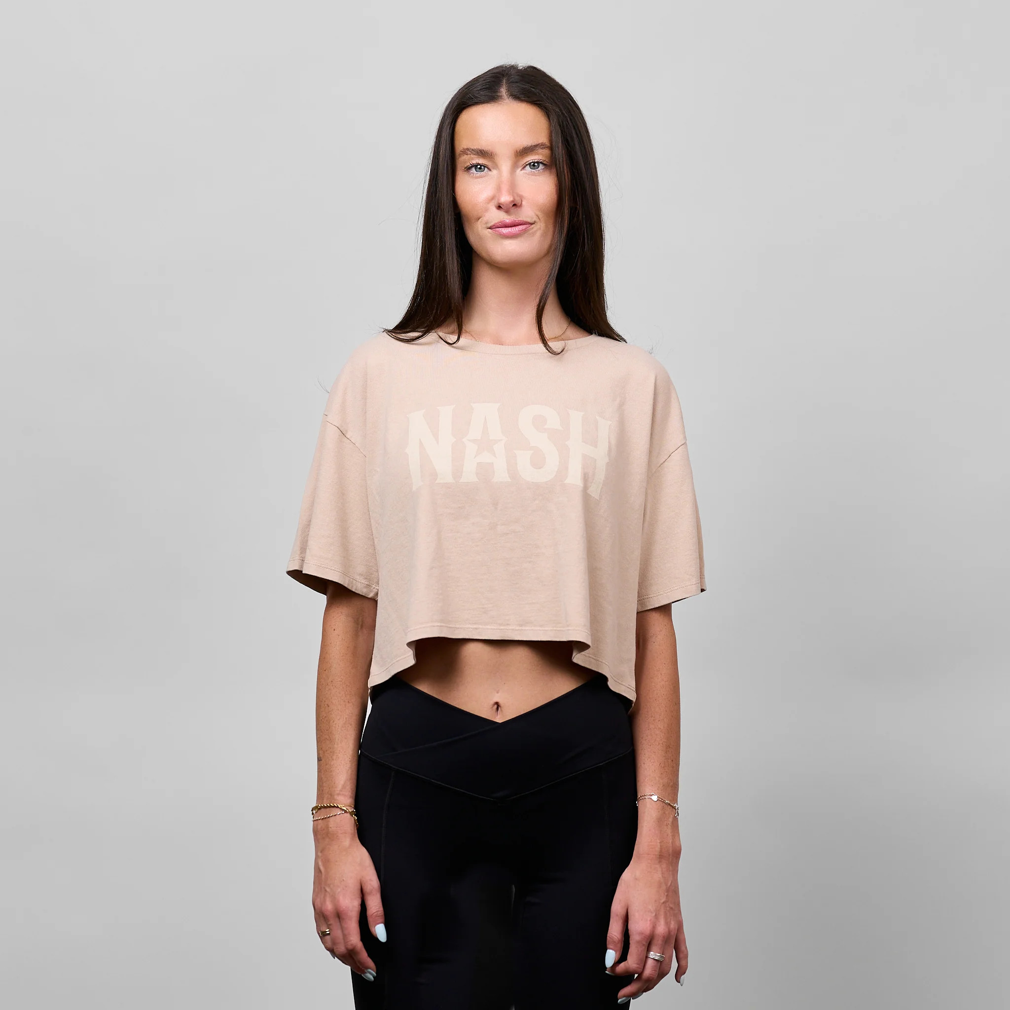 Oversized NASH Star Tee [Dark Taupe] | The NASH Collection