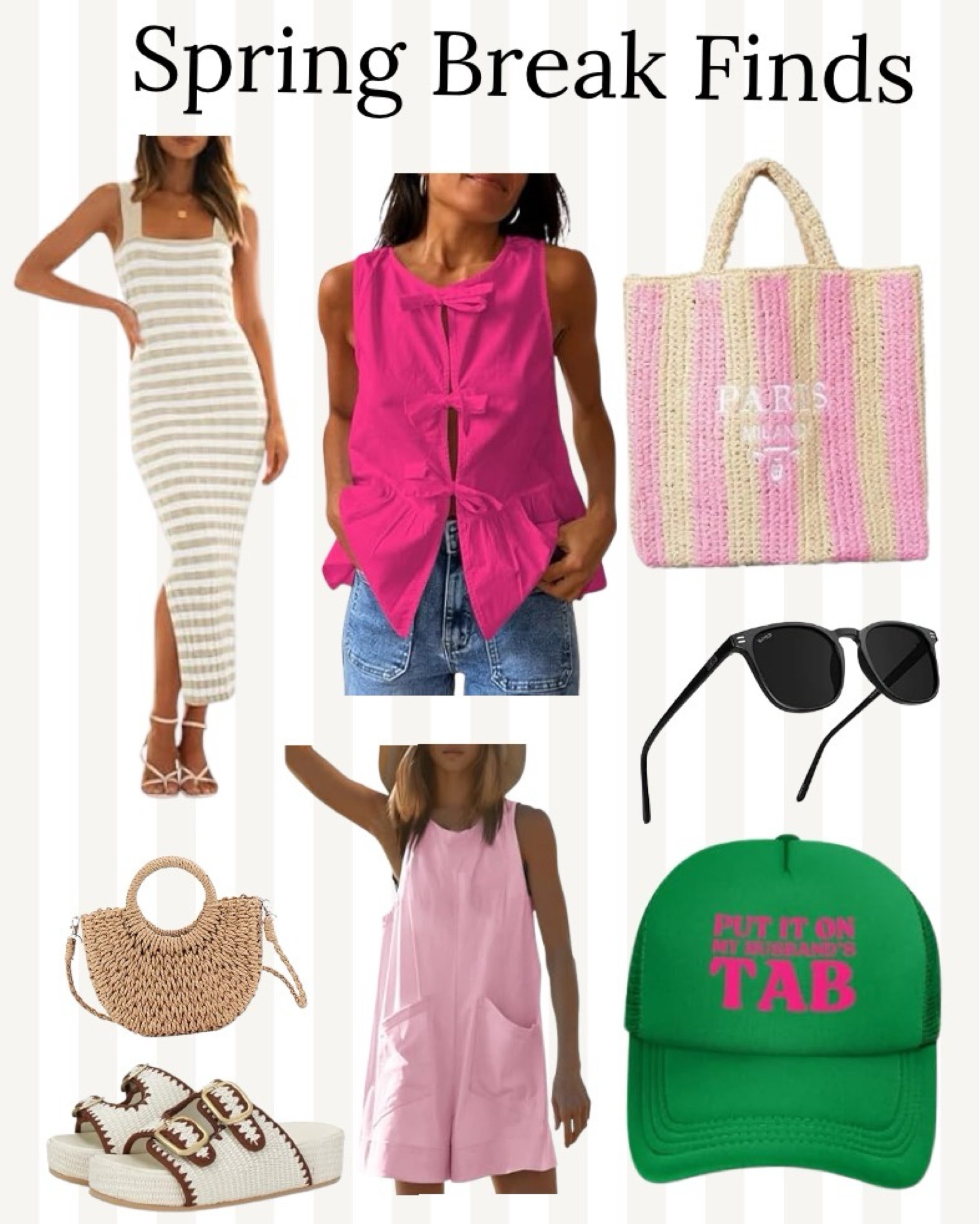 The cutest Amazon finds for your spring break getaway! I def need this hat 😆

Amazon finds
Spring break outfits
Beach vacation


#LTKSeasonal #LTKFindsUnder50 #LTKTravel
