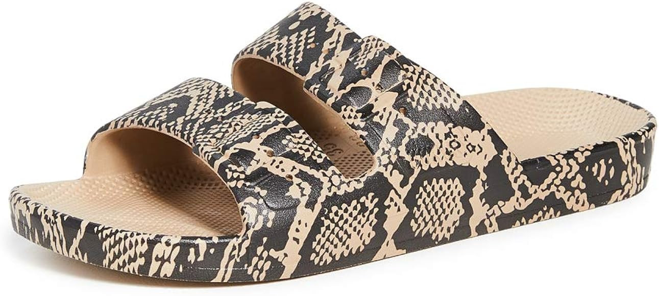 Freedom Moses Women's Two Band Slides | Amazon (US)