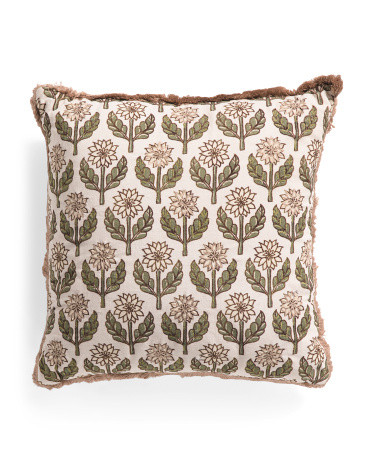 20x20 Embroidered Pillow | TJ Maxx