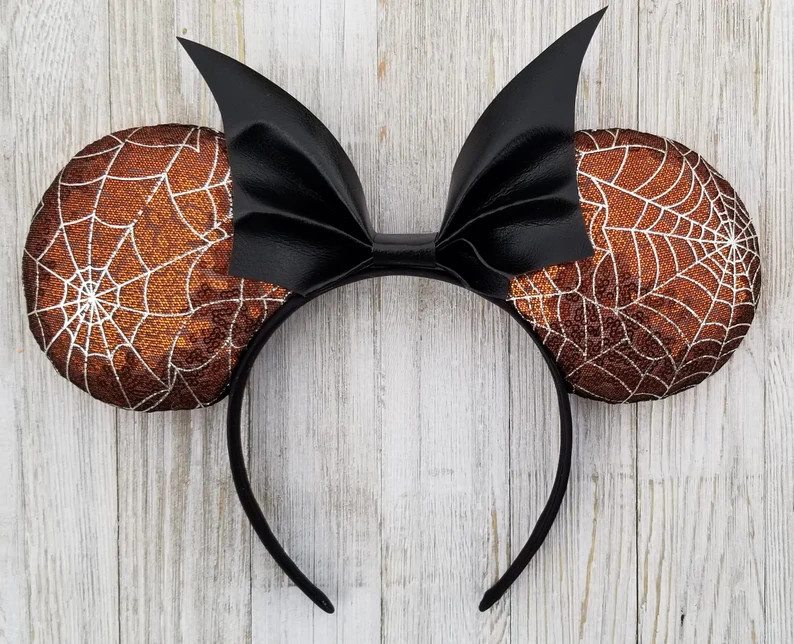 Halloween Mickey ears, halloween minnie ears, Disney ears, Goth Mickey Ears, halloween ears,bar m... | Etsy (Global)