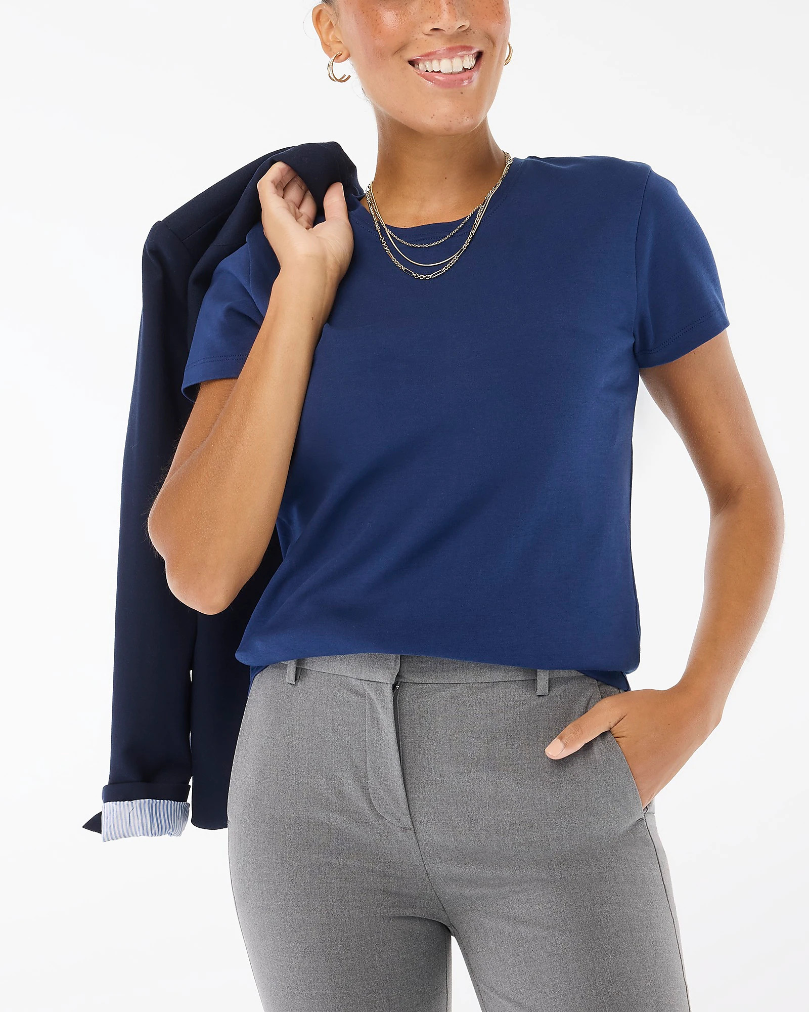 Essential short-sleeve crewneck tee | J.Crew Factory