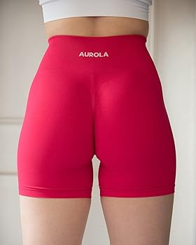 AUROLA Women's Athletic Shorts High Waisted Running Shorts Sporty Short Gym Elastic Workout Short... | Amazon (US)