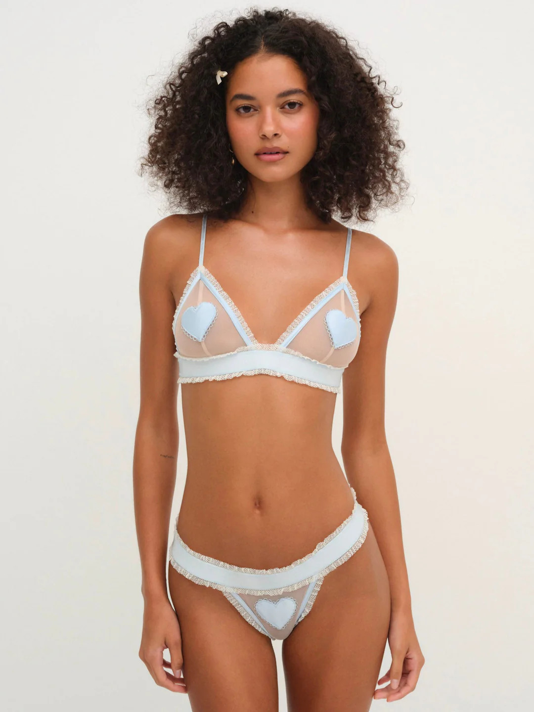 Heart Applique Thong Panty | For Love & Lemons