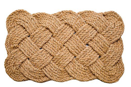 Iron Gate - Natural Jute Rope Woven Doormat 18x30 - Single Pack - 100% All Natural Fibers - Eco-Frie | Amazon (US)