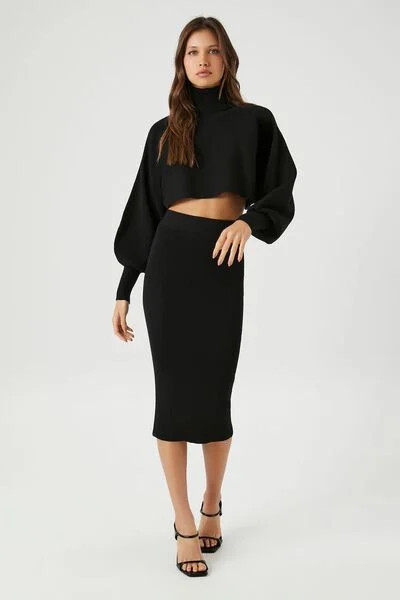 Turtleneck Sweater & Skirt Set | Forever 21 (US)