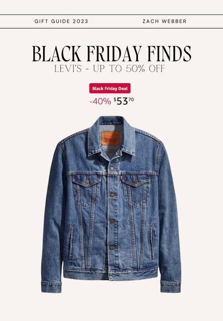 Levi’s on Amazon is up to 50% off this week! This stonewash trucker jacket is a great layering piece for fall and winter - high quality, durable, timeless style

#LTKmens #LTKCyberWeek #LTKCyberSaleIE