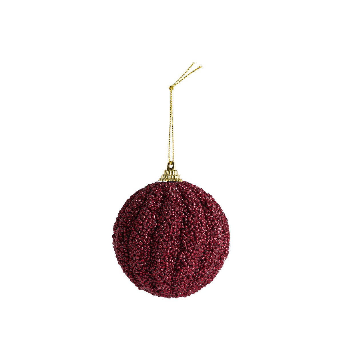 Lot de 6 boules de Noël perlées, Stiba | La Redoute (FR)