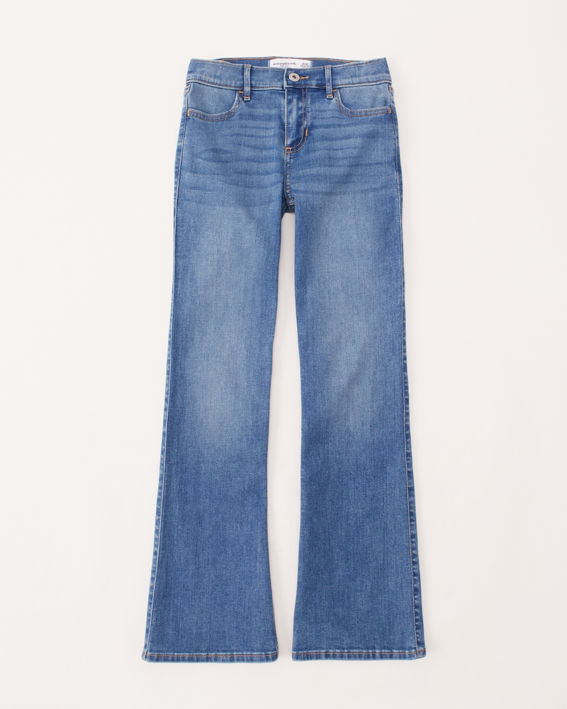 girls mid rise bootcut jeans | girls new arrivals | Abercrombie.com | Abercrombie & Fitch (US)