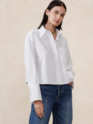 The Boxy Crop Shirt | Banana Republic (US)