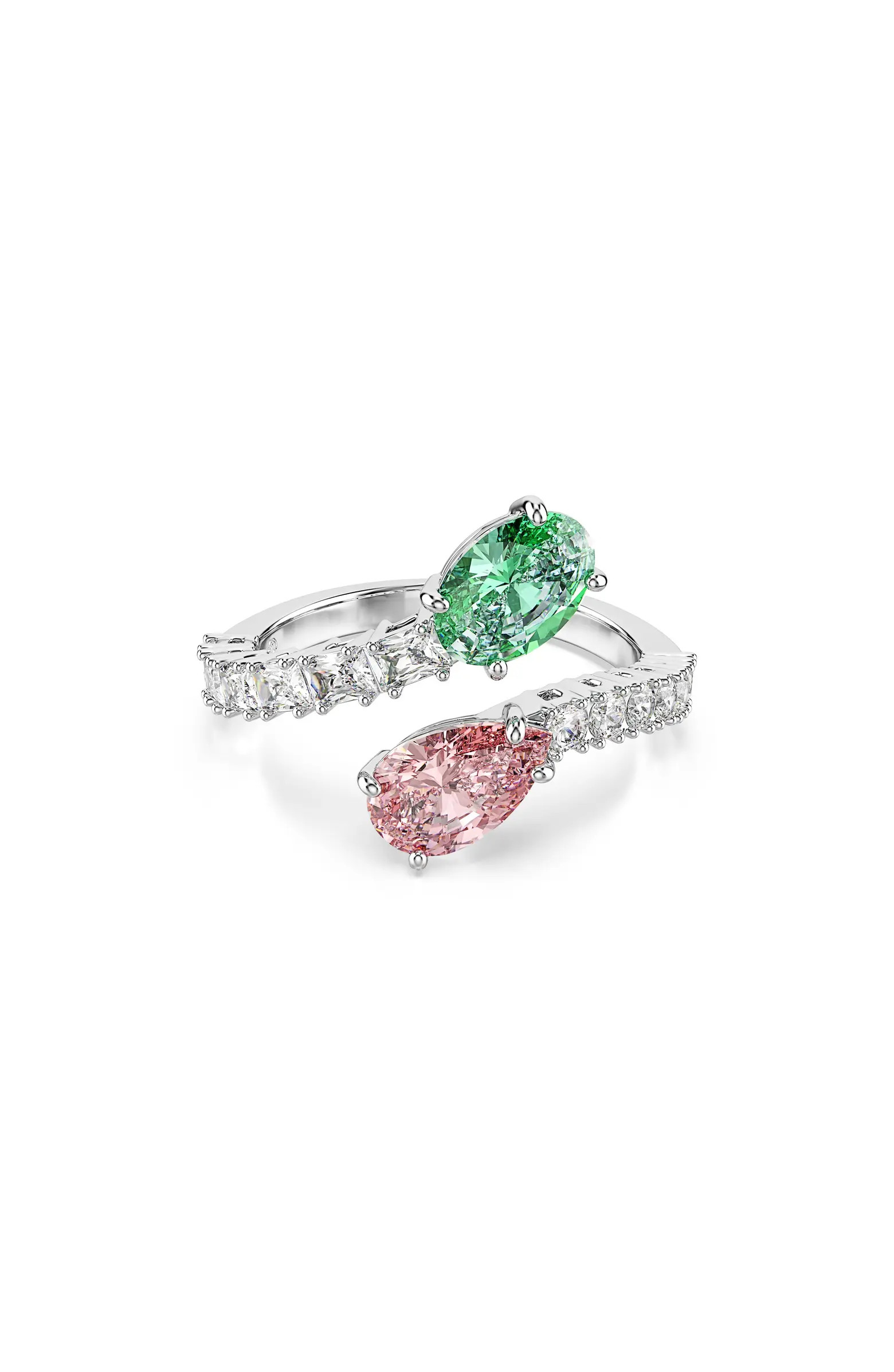 x Ariana Grande Multicolor Crystal Bypass Ring | Nordstrom