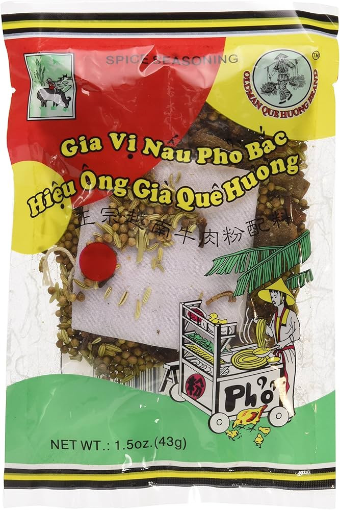 Old Man Que Huong Pho Bac Spice Seasoning (3 Packs)- Gia Vi Pho Bac | Amazon (US)