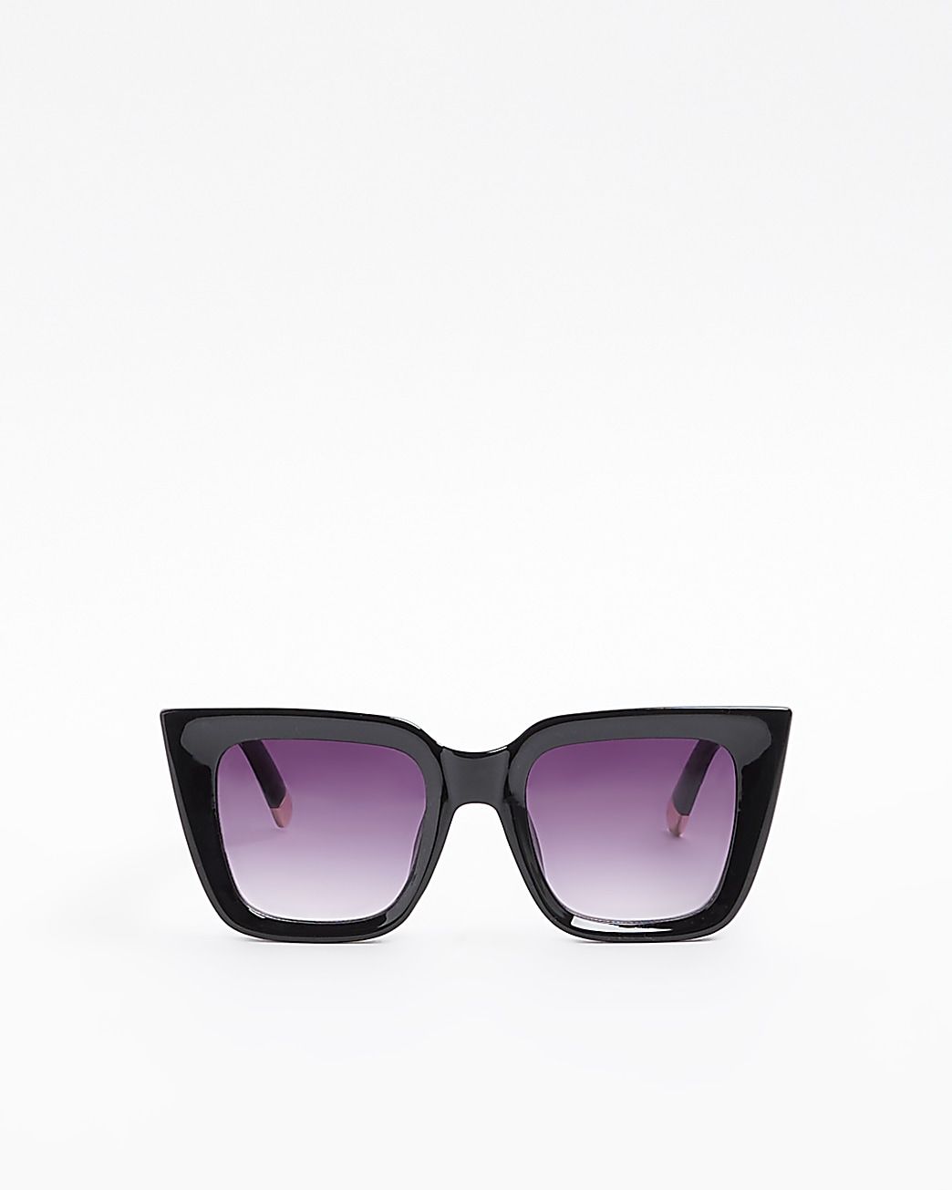 Black oversized cat eye sunglasses | River Island (UK & IE)
