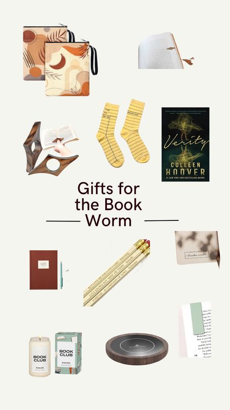 Gift ideas for a book worm, book lover, bibliophile and book addict 