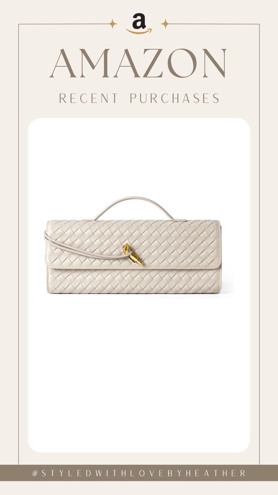 This bag is giving Bottega veneta vibes, love the color and design.

 

 #LTKgrwm #LTKootd #LTKstorytime
