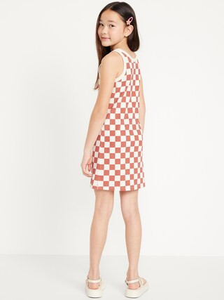 Printed Sleeveless Rib-Knit Dress for Girls | Old Navy (US)
