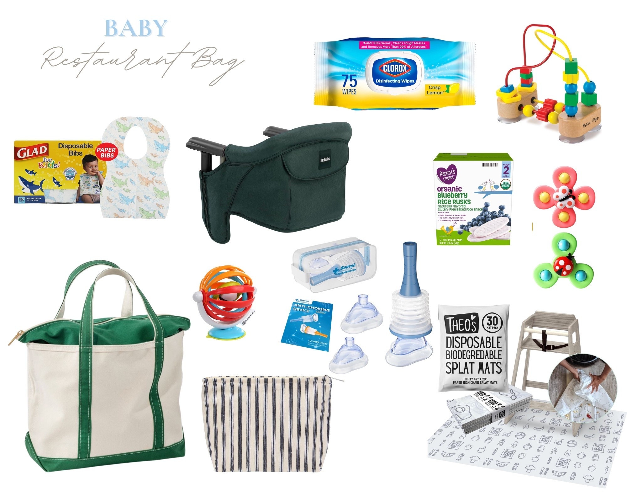 My favorite baby hack is having a restaurant bag ready to go in our car at all times! That way, I don’t have to carry everything in our diaper bag and I know we are good to go when we go out to eat! 

#LTKBump #LTKKids