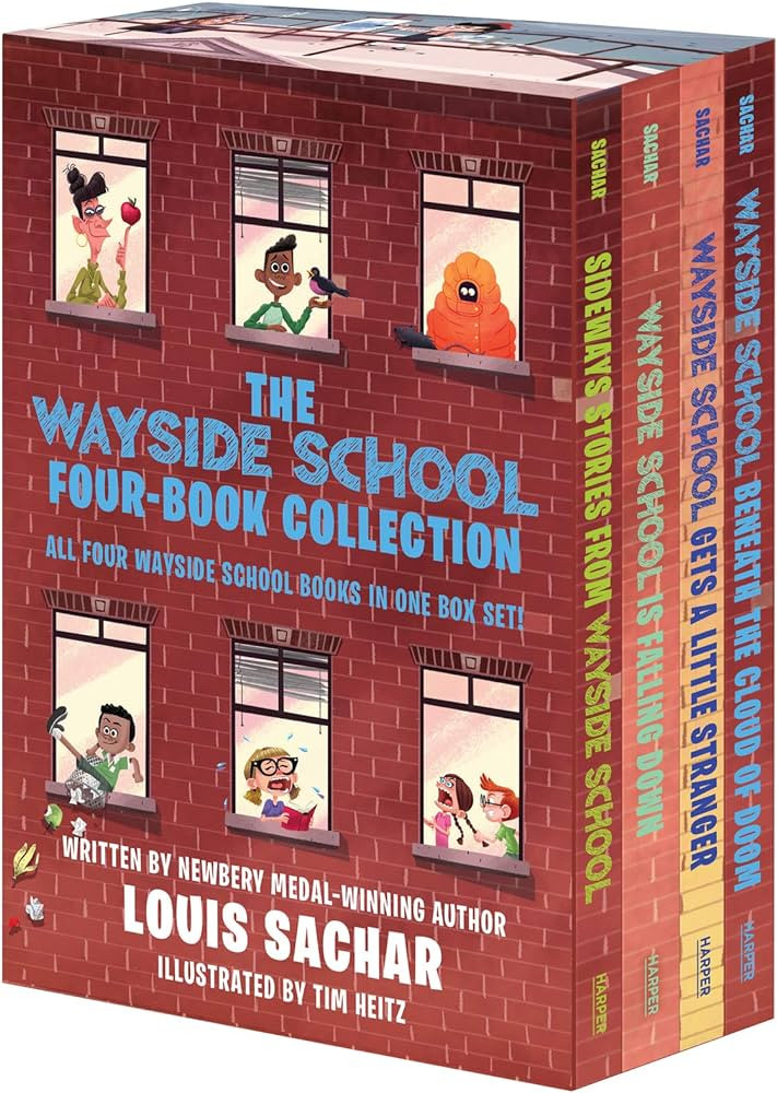 Amazon.com: The Wayside School 4-Book Box Set: Sideways Stories from Wayside School, Wayside Scho... | Amazon (US)