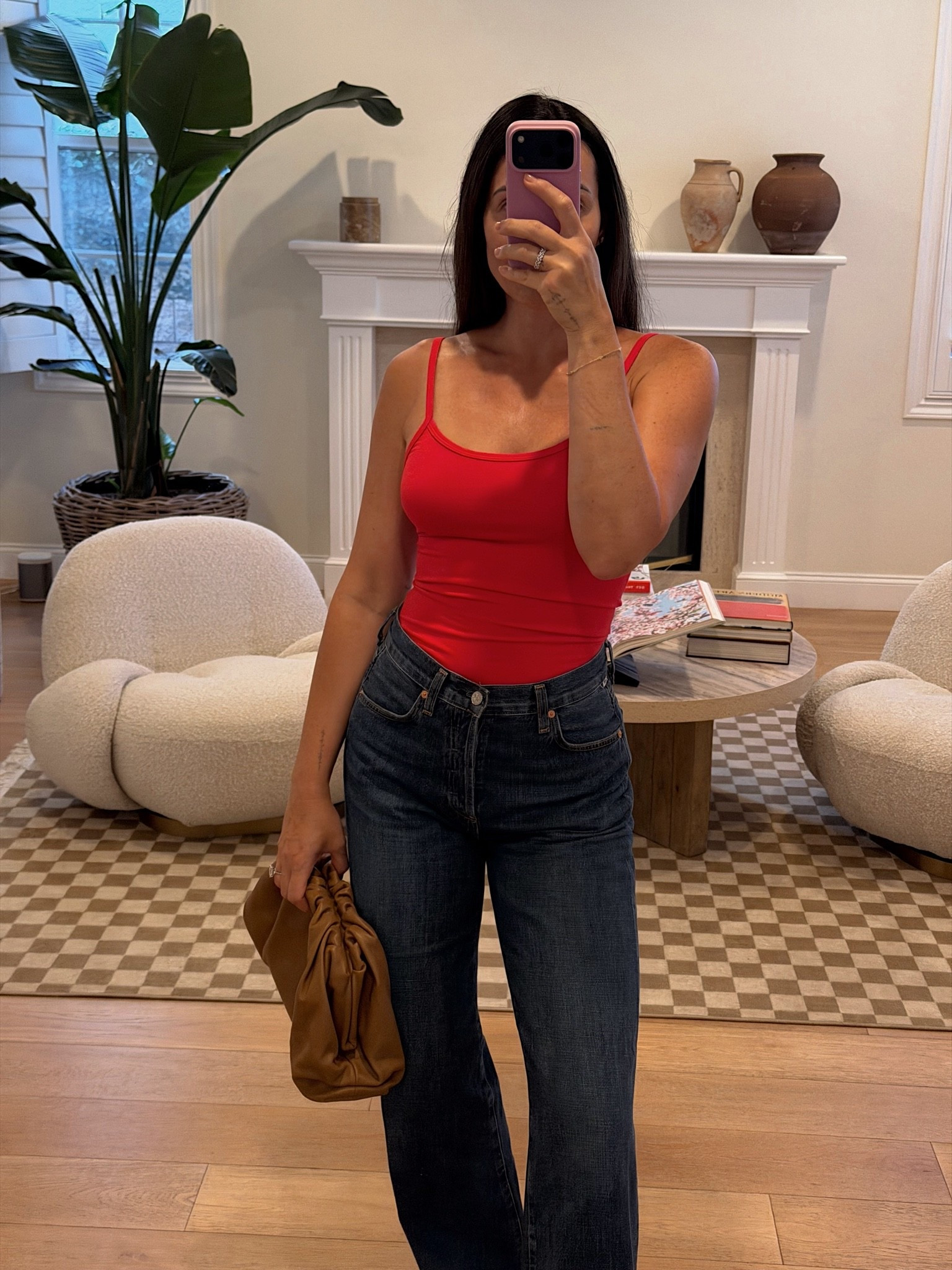 Size small tank belen15
Size 26 denim

#LTKSeasonal #LTKOver40 #LTKootd