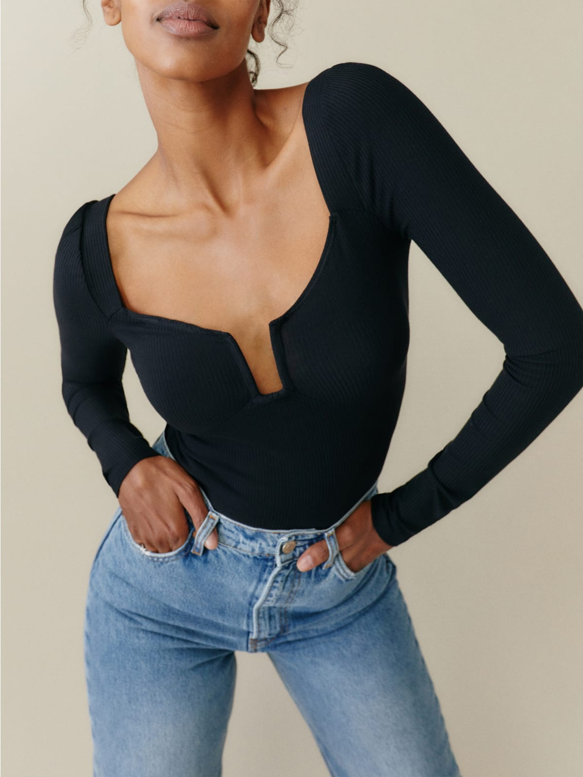 Silas Knit Bodysuit | Reformation (Global)