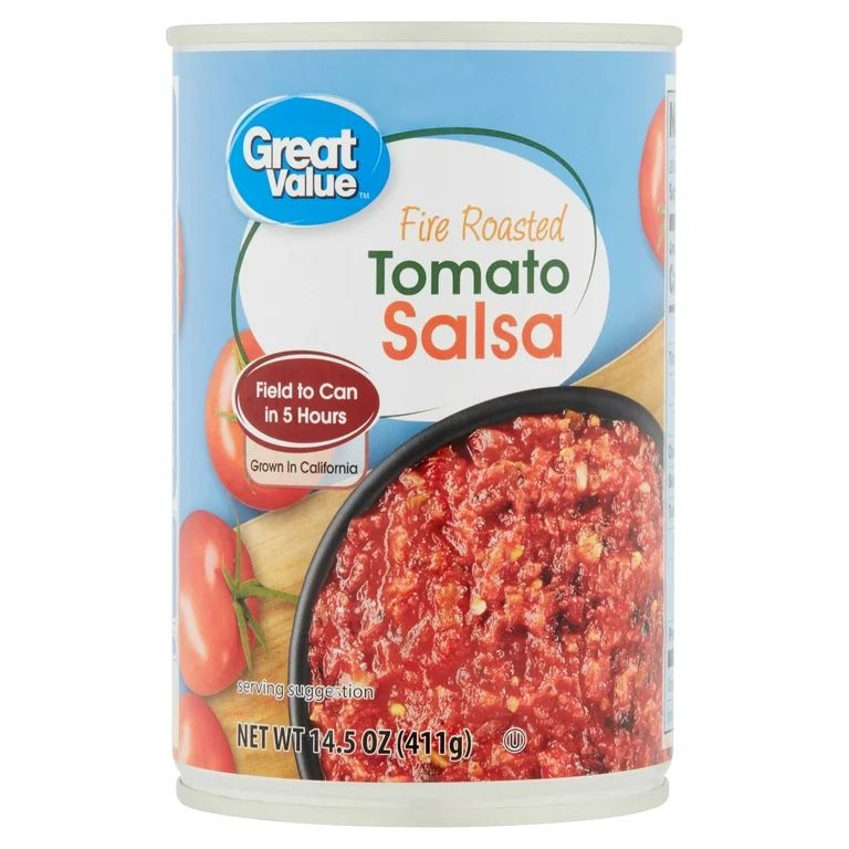 Great Value Fire Roasted Tomato Salsa, 14.5 oz | Walmart (US)