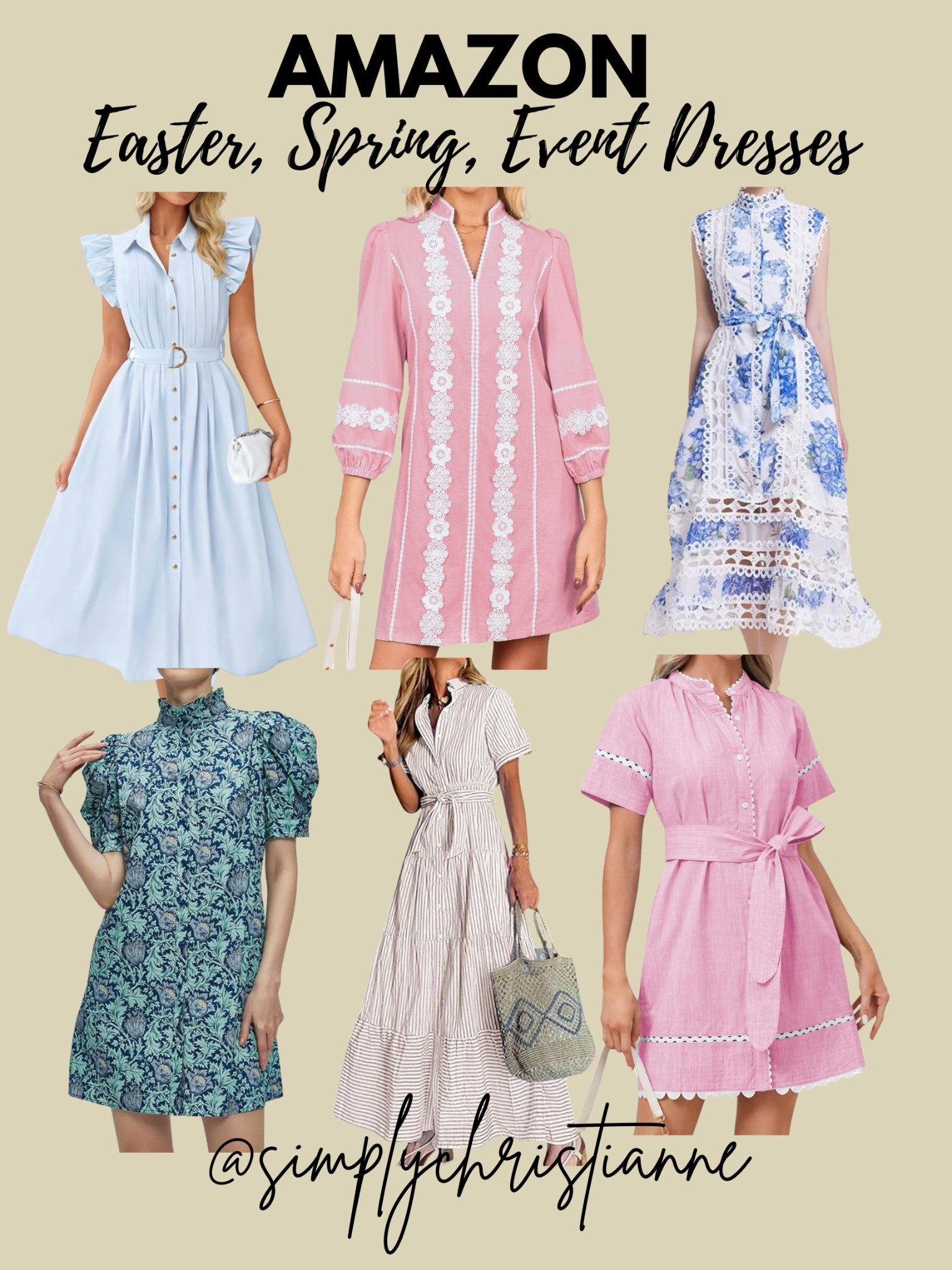 Amazon Fashion, Easter dress, Soring Dress, Event dresses 

#LTKWedding #LTKgrwm #LTKootd