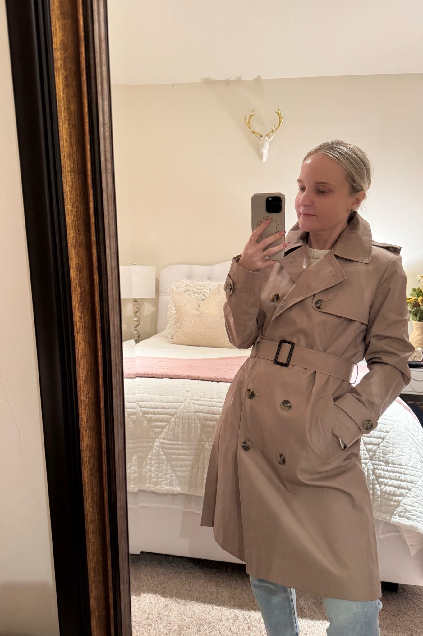 Ralph Lauren trench on sale. Fall trench 

#LTKSeasonal #LTKPetite #LTKSaleAlert