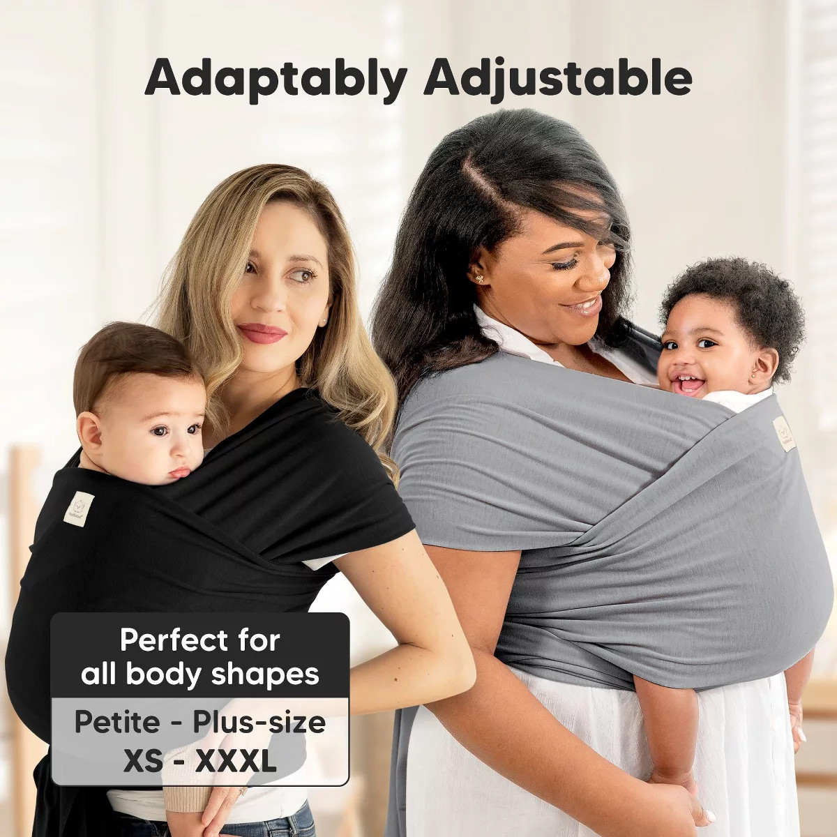 KeaBabies Original Baby Wraps Carrier, Baby Sling Carrier, Stretchy Infant Carrier for Newborn, T... | Target