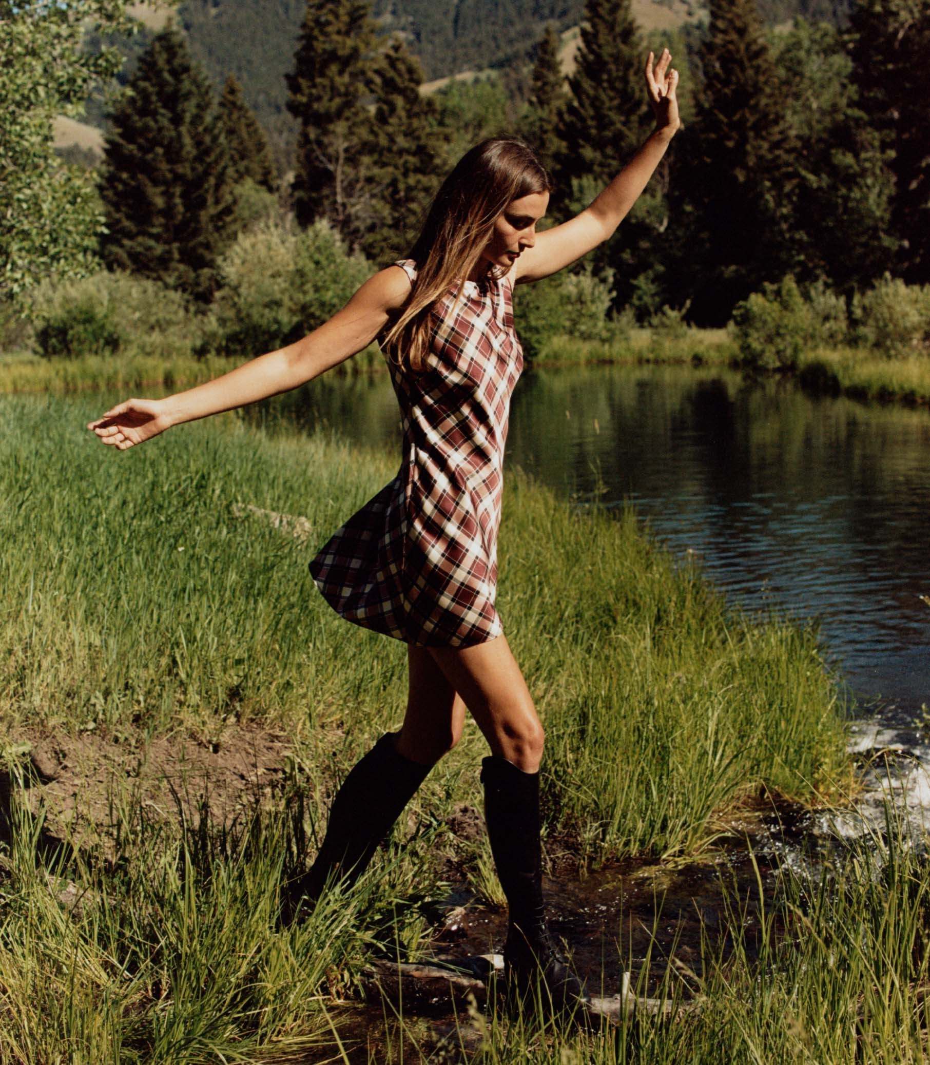 Alamere Dress - Norfolk Plaid | DOEN