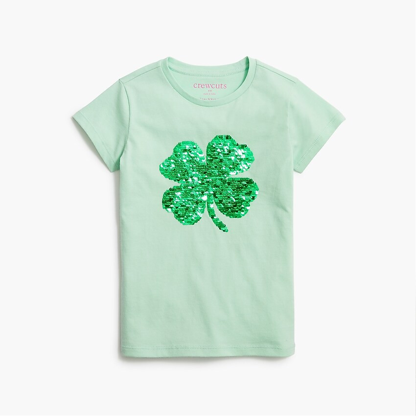 Girls' clover graphic tee | J.Crew Factory