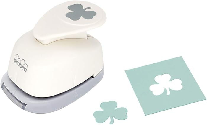 Bira Craft 1 inch Shamrock 1 Lever Action Craft Punch, St. Patrick’s Day Punch for Paper Crafti... | Amazon (US)