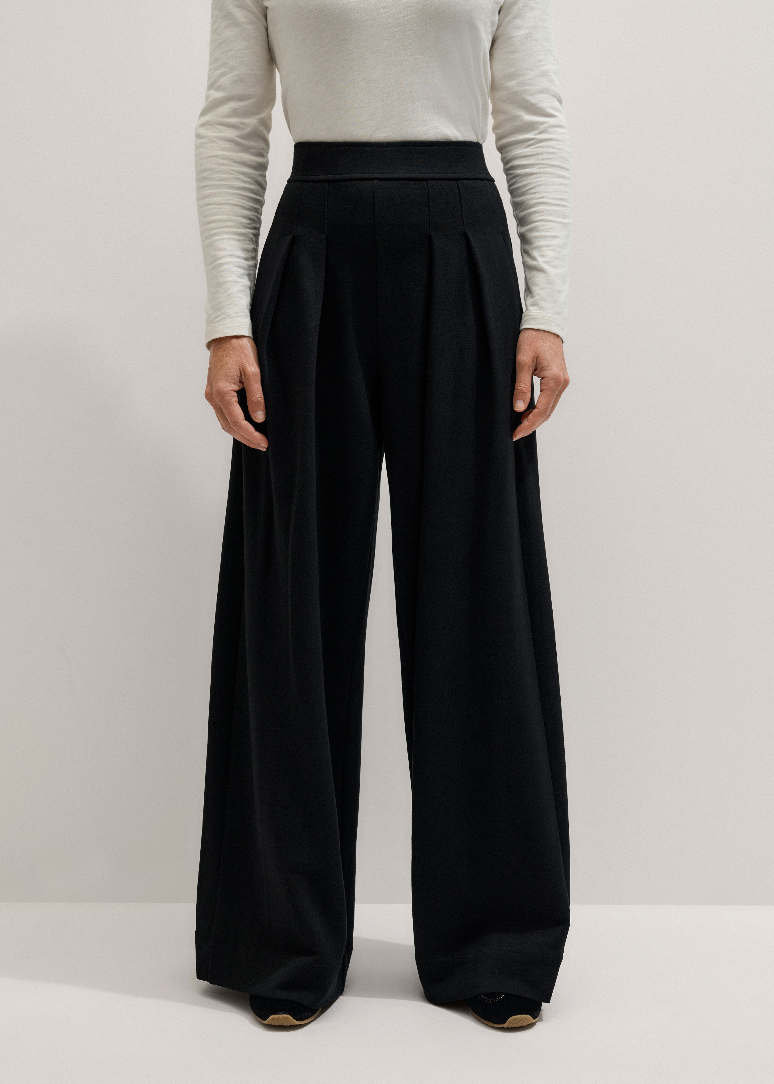 Wide-Leg Trouser Ponte Jersey | ME+EM Global (Excluding US)