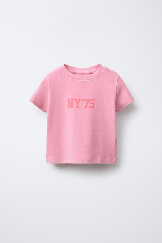TEXT PRINT T-SHIRT | Zara US