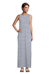Women's Cotton Jersey Sleeveless Swim Cover-up Maxi Dress | Lands' End (US)