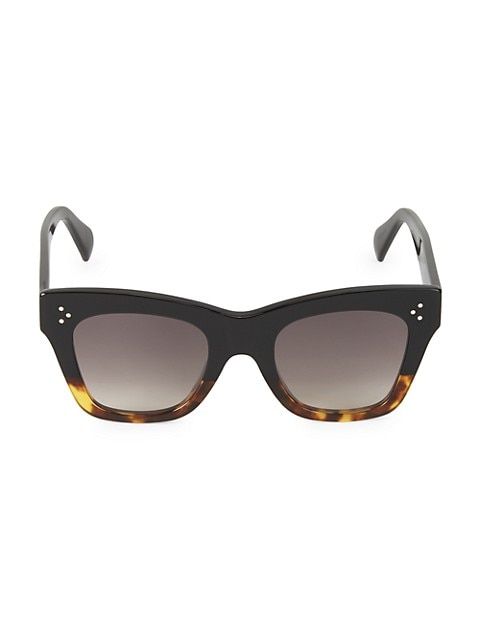 CELINE 50MM Square Cat Eye Sunglasses | Saks Fifth Avenue