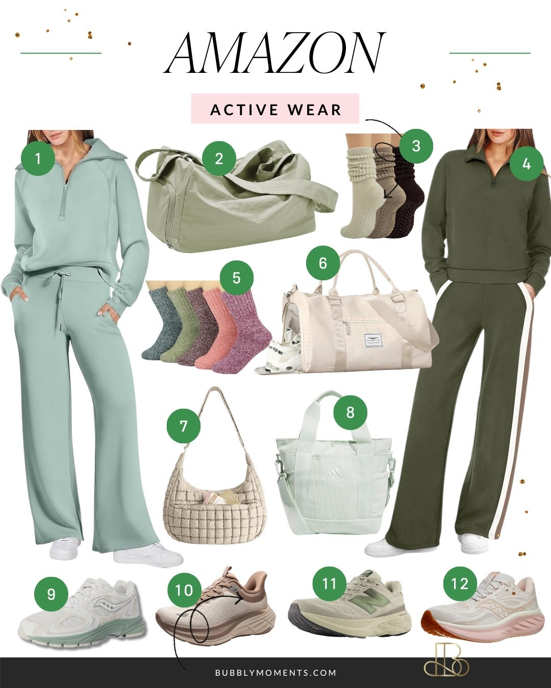 ✨ THE ULTIMATE AMAZON ACTIVEWEAR HAUL ✨ If you are looking to elevate your everyday street style, gym wardrobe, or travel outfits, this viral Amazon activewear finds collection is a must-see! Finding high-quality, comfortable, and trendy pieces that look expensive but fit a budget can be a challenge, but these highly-rated Amazon fashion finds deliver on every level. From matching lounge sets and monochromatic athleisure to the most comfortable sneakers, gym bags, and aesthetic workout accessories, this curation has everything you need to feel confident and put-together.

Whether you are heading to a Pilates class, running weekend errands, catching a flight, or just enjoying a cozy day at home, these pieces transition effortlessly from working out to hanging out. The neutral color palettes make it incredibly easy to mix, match, and create endless chic outfit combinations. Every single item is chosen for its premium feel, flattering fit, and incredible value. 

Complete your look with the perfect neutral sneakers, slouchy crew socks, and a spacious duffel bag or quilted tote that holds all your essentials. Don’t wait to upgrade your wardrobe—these viral items are constantly trending and sell out fast! 

Shop the entire look instantly by clicking the link in my bio, following me on the LTK app, or saving this post for your next Amazon shopping spree! 🛍️👇

#AmazonFinds #AmazonFashion #AmazonActivewear #AthleisureStyle #ActivewearHaul #AmazonMustHaves #GymGirlAesthetic #PilatesOutfit #TravelOOTD #MatchingSets #LoungeWear #StreetStyleInspo #AmazonHaul #CasualOutfits #AestheticStyle #GymBags #TrendySneakers #NeutralAesthetic #AffordableFashion #LTKstyletip #LTKfit #ShoppingHaul #AmazonDeals #OOTDInspo #CozyVibes #ViralAmazon #StyleOnABudget #EverydayOutfits

#LTKdayinmylife #LTKgrwm #LTKootd