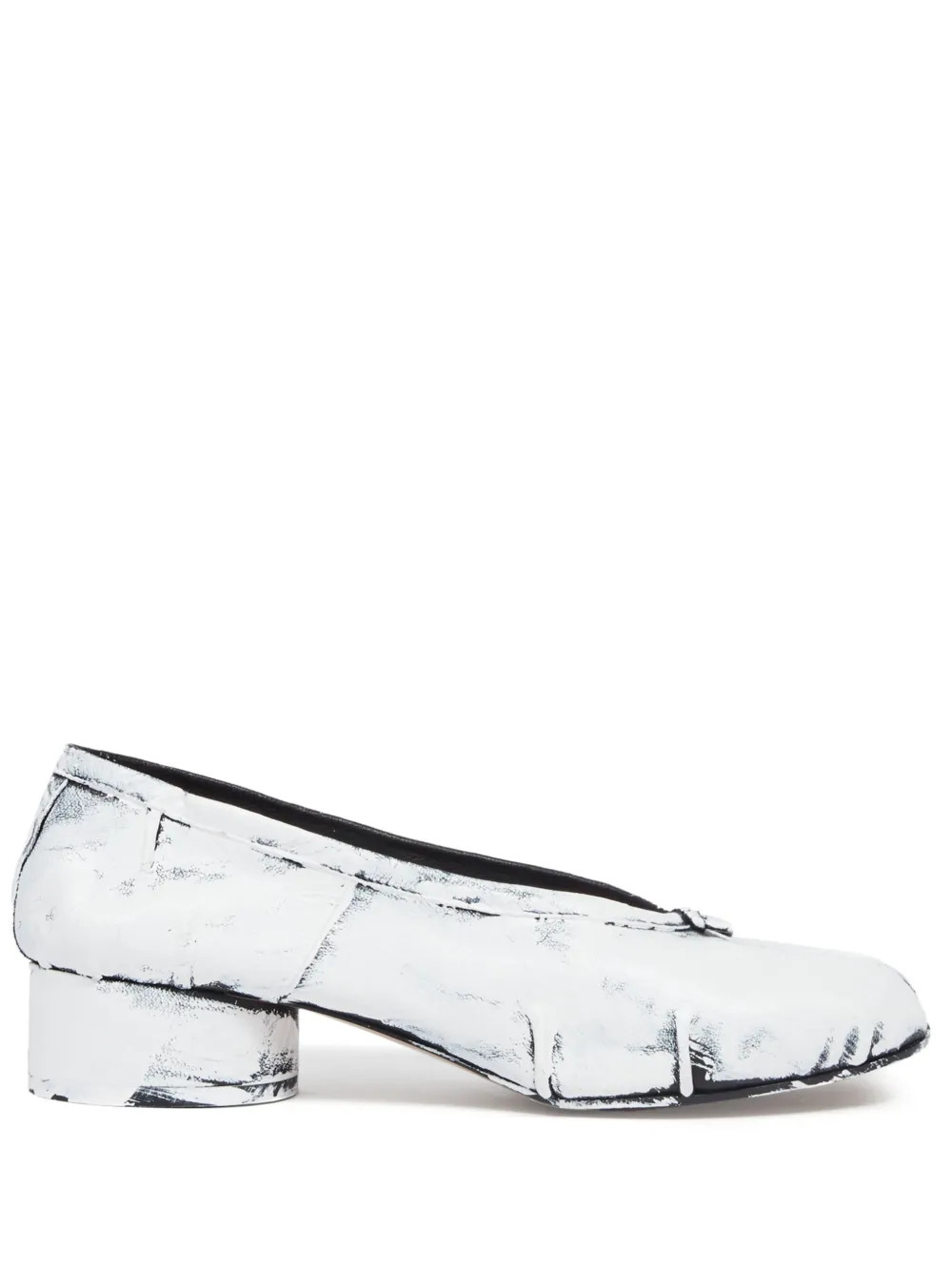 Maison Margiela Tabi New 30mm Ballerina Shoes - Farfetch | Farfetch Global