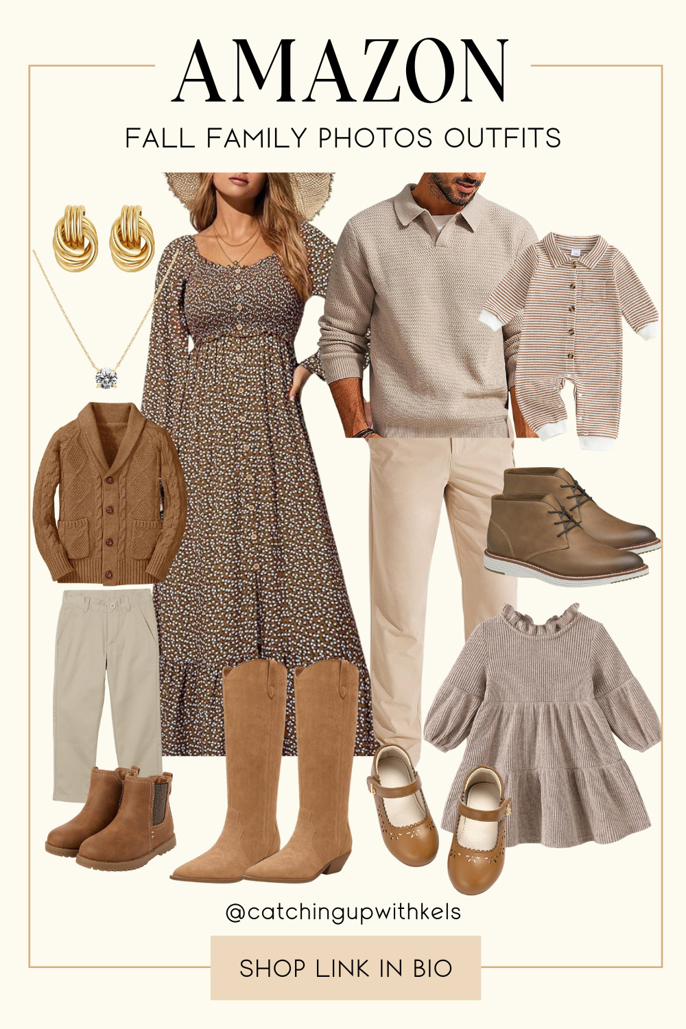 Cozy + coordinated 🍂✨ Amazon fall OOTDs that make family photos feel effortless + picture perfect 📸👨‍👩‍👧‍👦 #AmazonFallFashion 

 