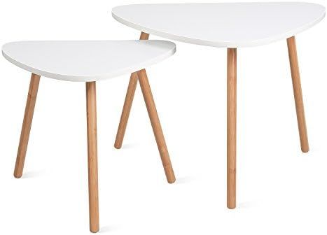 HOMFA Nesting Coffee End Tables Modern Furniture Decor Side Table for Living Room Balcony Home an... | Amazon (US)