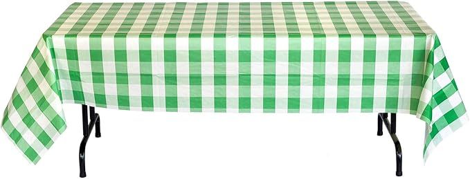 Havercamp Green and White Plaid Table Cover | 54" x 108" | Classic Plaid Collection | Great for P... | Amazon (US)
