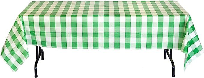 Havercamp Green and White Plaid Table Cover | 54" x 108" | Classic Plaid Collection | Great for P... | Amazon (US)