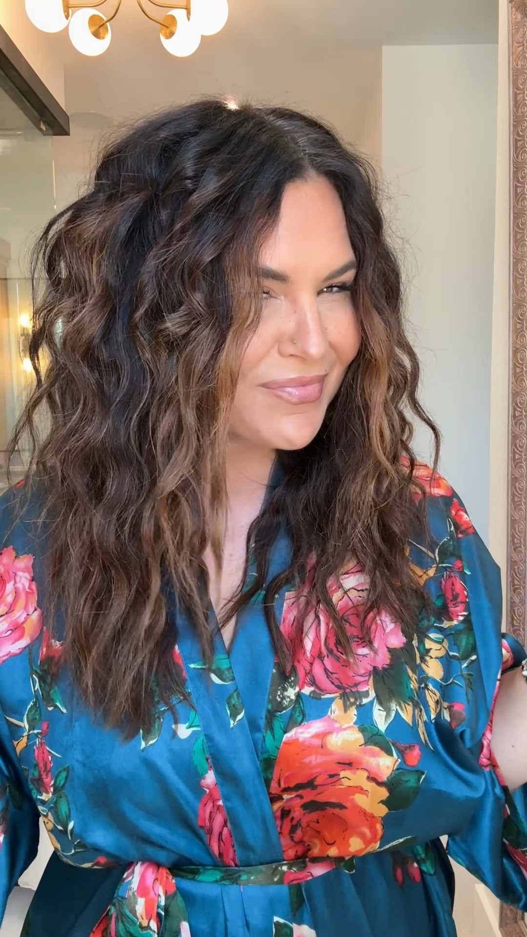 Crimpy/curly hair tutorial
1. You need dirty hair…like, should probably take a shower and wash it kind of hair 😝
2. Crimp it all over with the 3 Barrell Crimper
3. Grab small tiny sections and use the small curling iron. I do a lot of curls on the top layer, and then grab a few from the middle and bottom.
4. Add a little hair oil to reduce the frizz, and a little spritz of hair spray



#LTKStyleTip #LTKBeauty #LTKFindsUnder50

#LTKStyleTip #LTKBeauty #LTKFindsUnder50