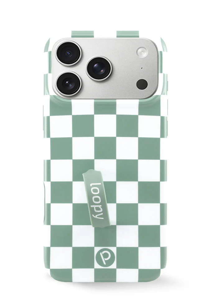 Loopy Cases - Green Checkered | Loopy Cases