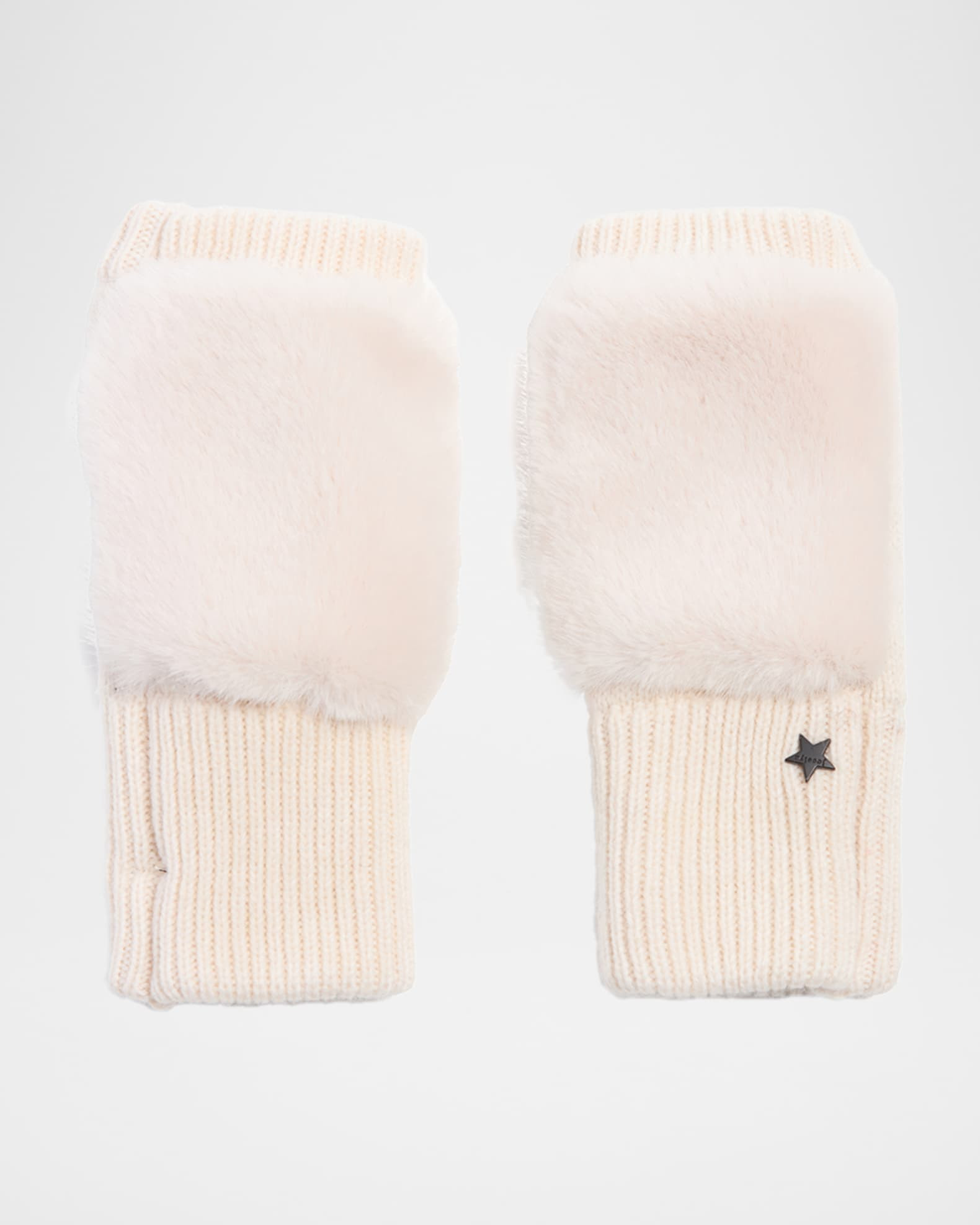 Jocelyn Texty Time Faux Fur Mittens | Neiman Marcus