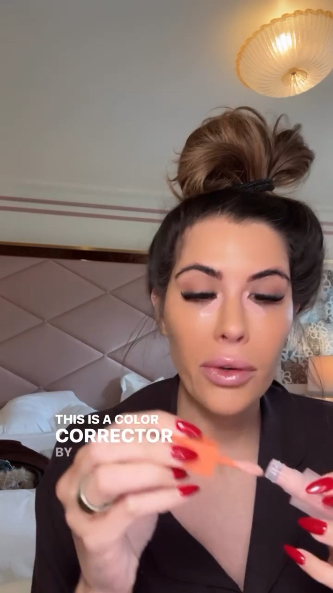 Color corrector: cherry blossom
Concealers: silk and BU2
Contour stick: sandstone 
