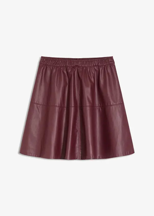 Kurzer Lederimitat-Rock | Bonprix DE