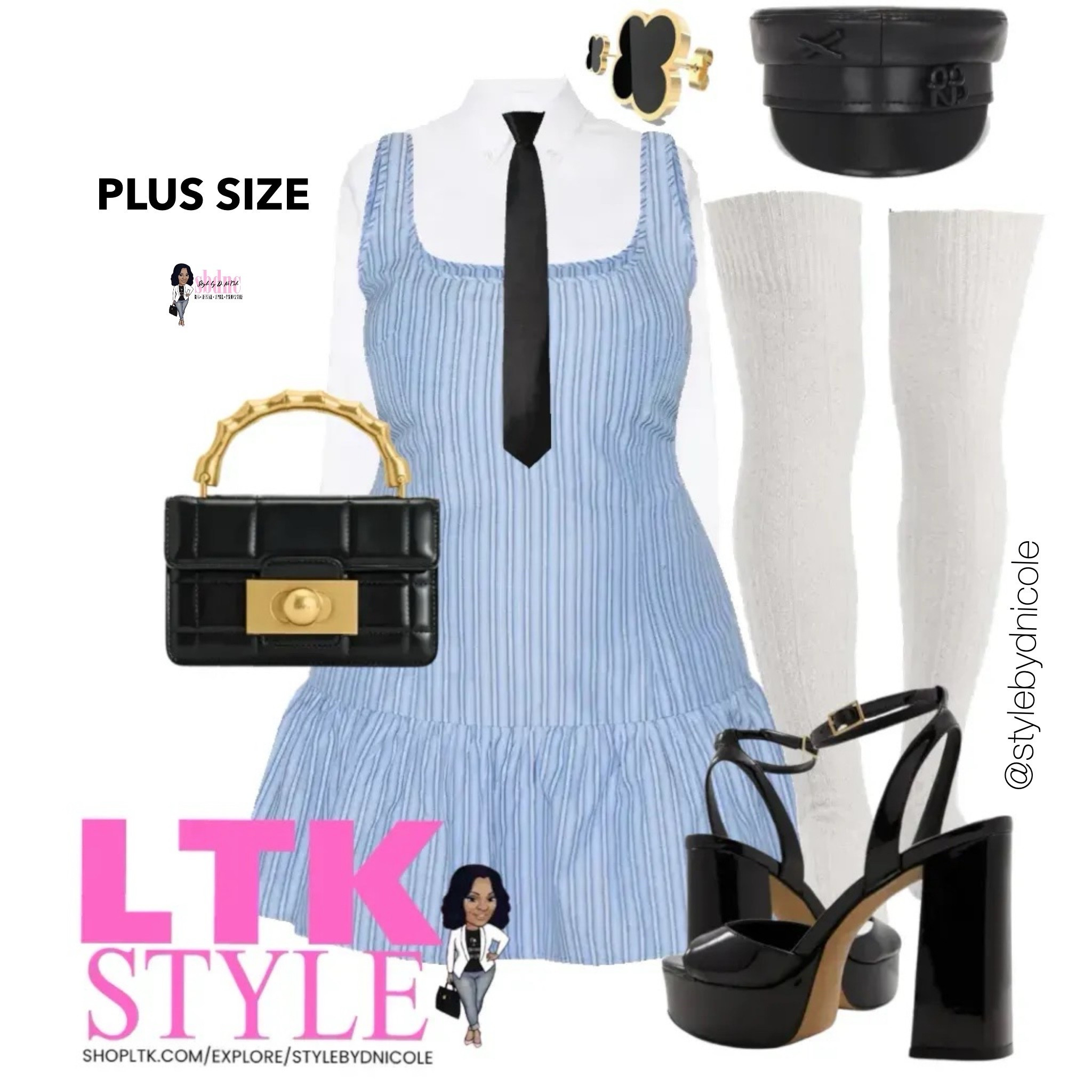 Fabulousity in this school-girl inspired look! 

#LTKPlusSize #LTKootd #LTKSeasonal