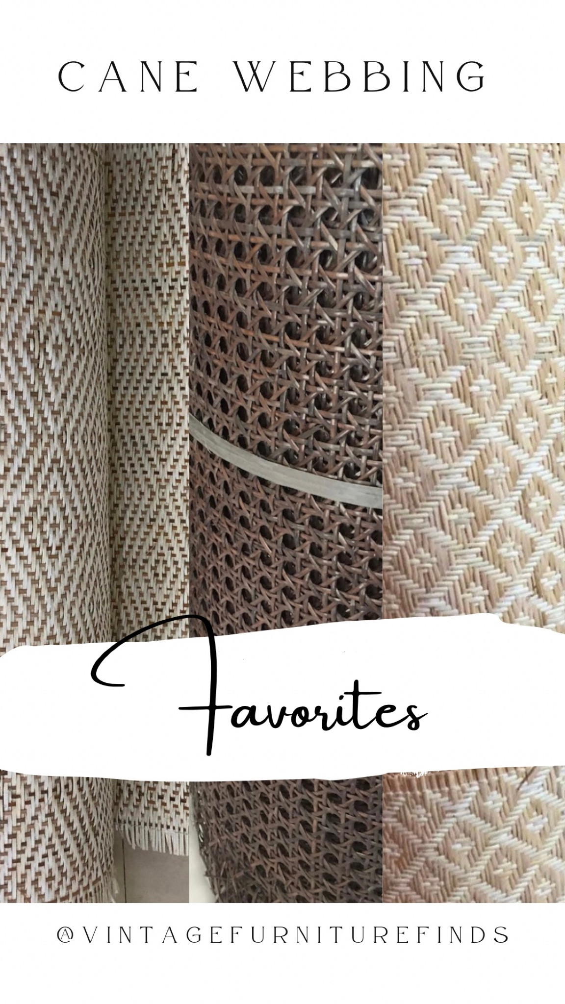 Favorite Cane Webbing  
Be sure to like & save this post. Subscribe to my Instagram for exclusive content. Please Follow my other social media page for more Furniture Flips & Tips. 🖤
IG: @vintagefurniturefinds 
FB: vintagefurniturefinds7  


#LTKhome #LTKunder100 #LTKSeasonal